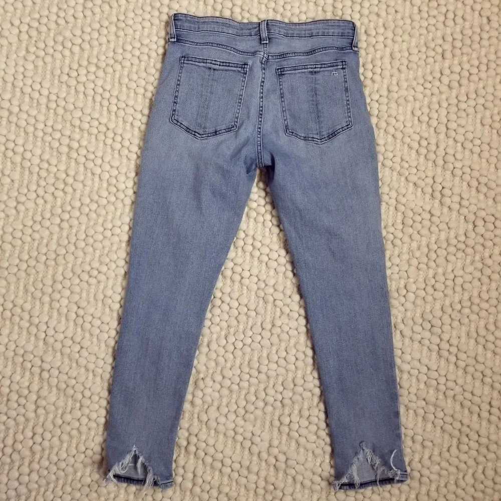 Rag & Bone Cate Mid Rise Skinny Jean in Sailor Town Sz 28 - Picture 3 of 9
